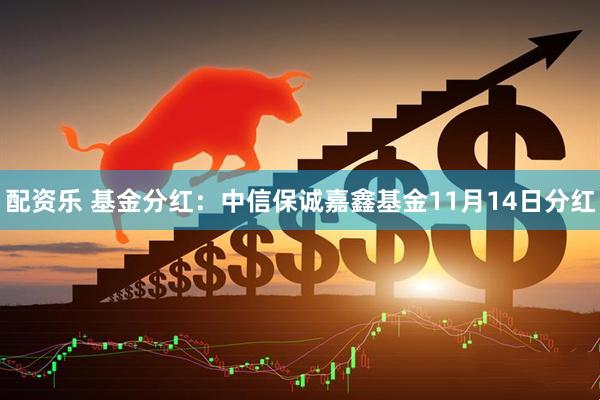 配资乐 基金分红：中信保诚嘉鑫基金11月14日分红